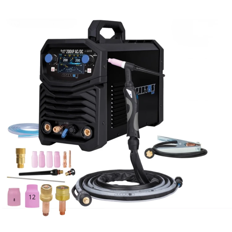 EasyTIG 200XP AC/DC w pakiecie z uchwytem mini SPE 17 - 8m + przewód masowy 5m